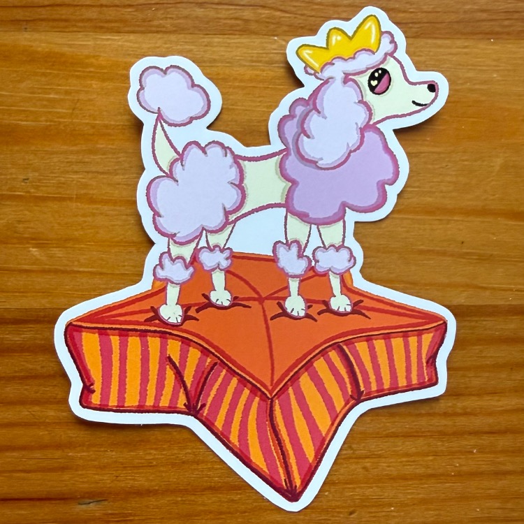 Poodle Sticker \ Cute Aesthetic Sticker