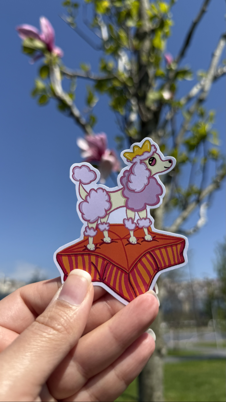 Poodle Sticker \ Cute Aesthetic Sticker