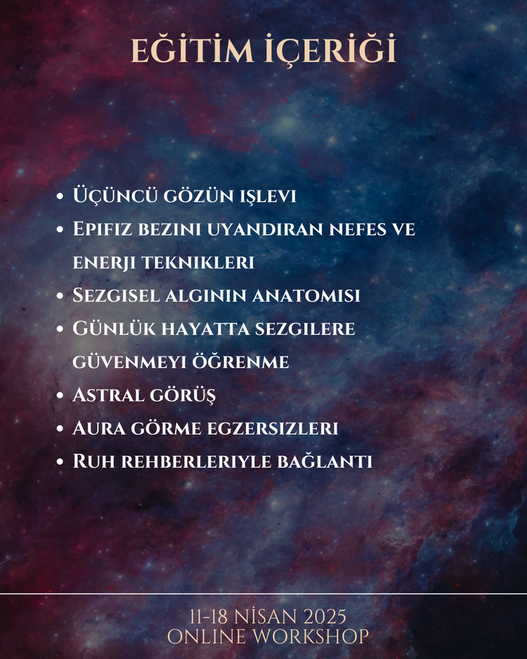 Üçüncü Göz Aktivasyonu - Workshop