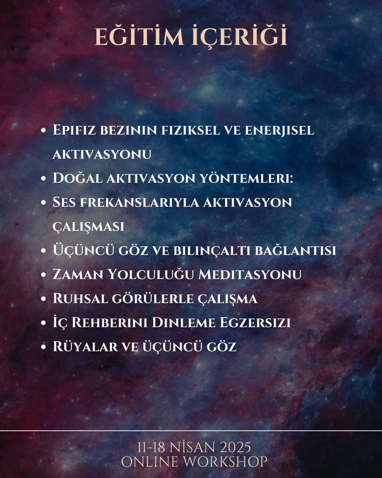 Üçüncü Göz Aktivasyonu - Workshop