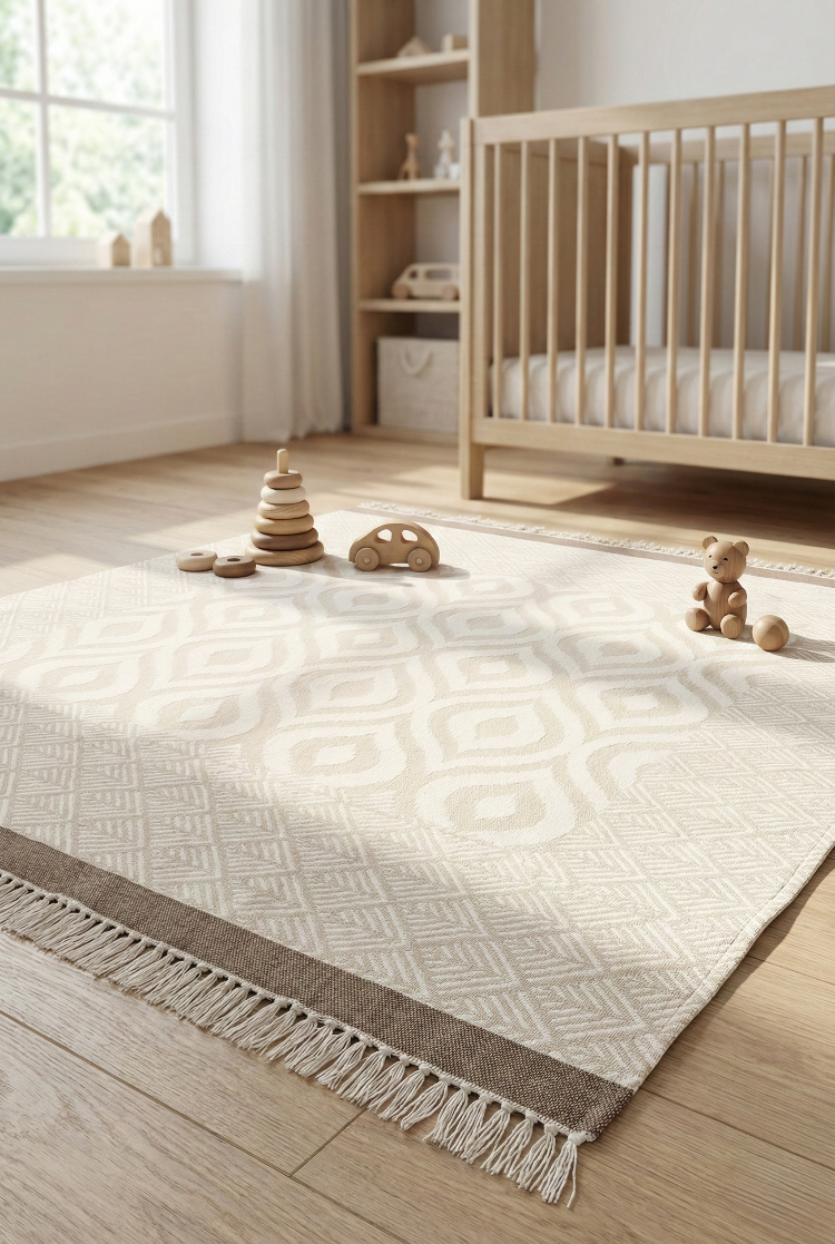 %100 Pamuk Premium Çok Amaçlı Tv Battaniyesi & Tv Şalı & Throw - 130X170 cm - KAHVE