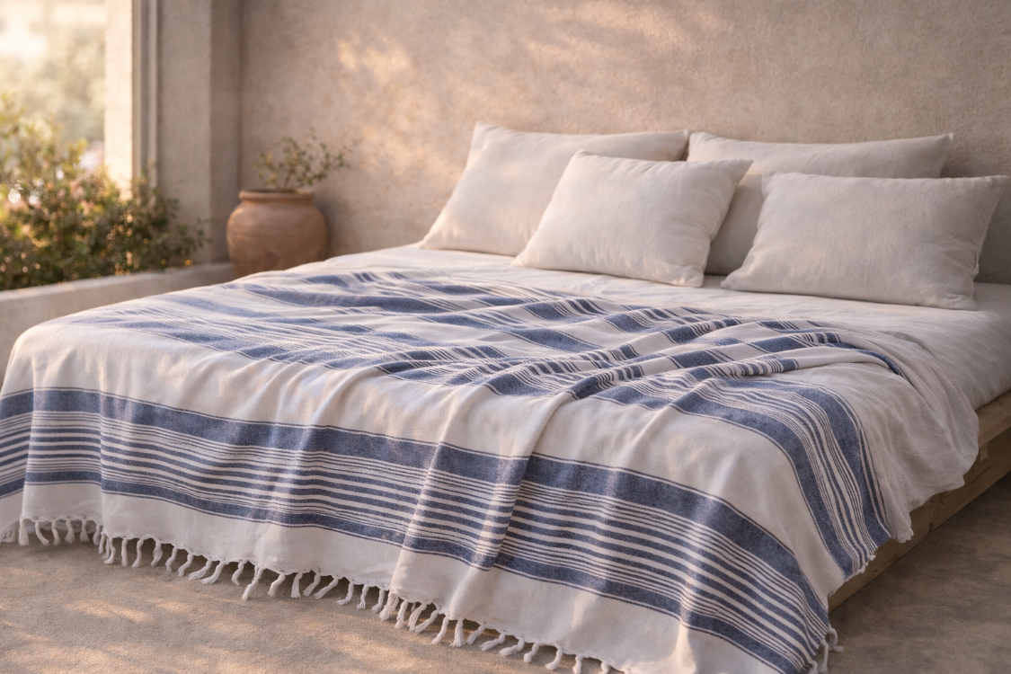 Çift Kişilik Pike, %70 Pamuk – %30 Polyester, 180x220 cm
