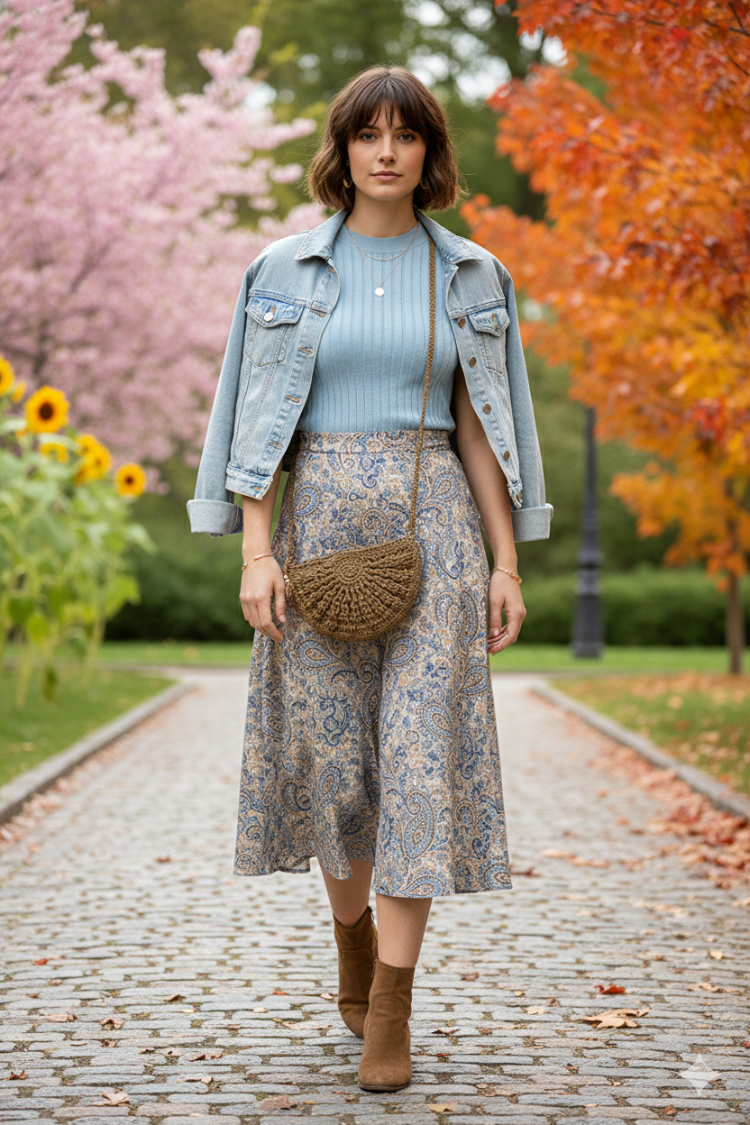 Kahverengi Örgü Yarım Ay Çanta | Brown Woven Half Moon Crossbody