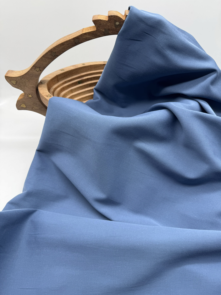 İndigo Mavi Gabardin Tencel