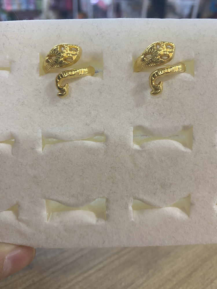 Örgü yüzüğü gold