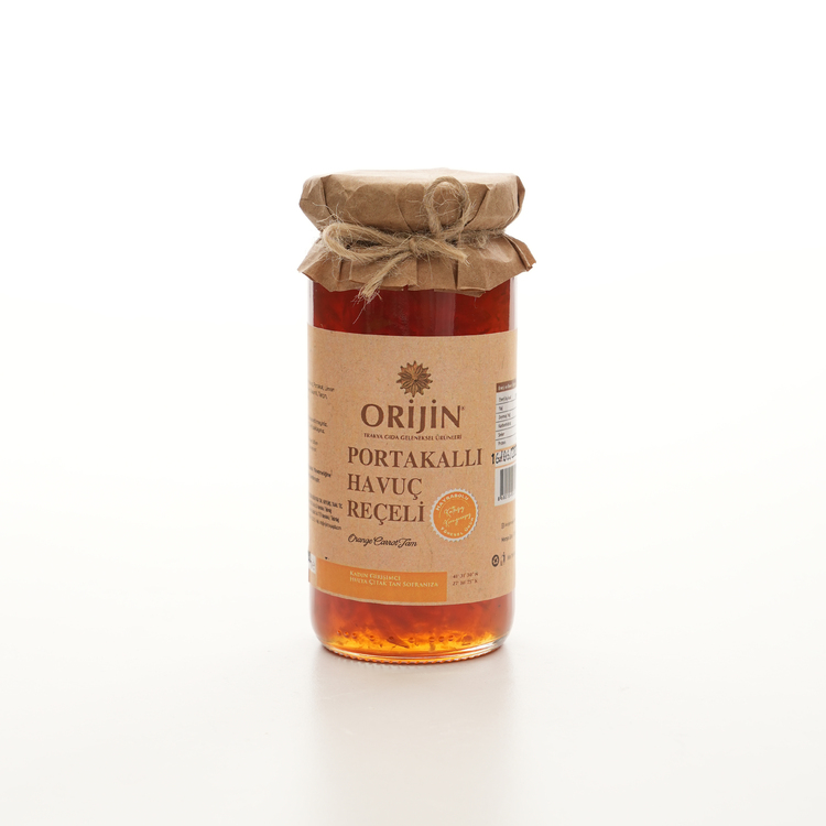 Portakallı Havuç Reçeli 300 gr- Orange Carrot Jam