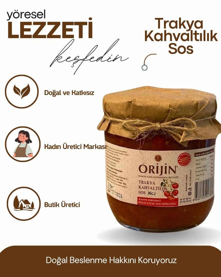 TRAKYA KAHVALTILIK SOS (TATLI) 375 GR