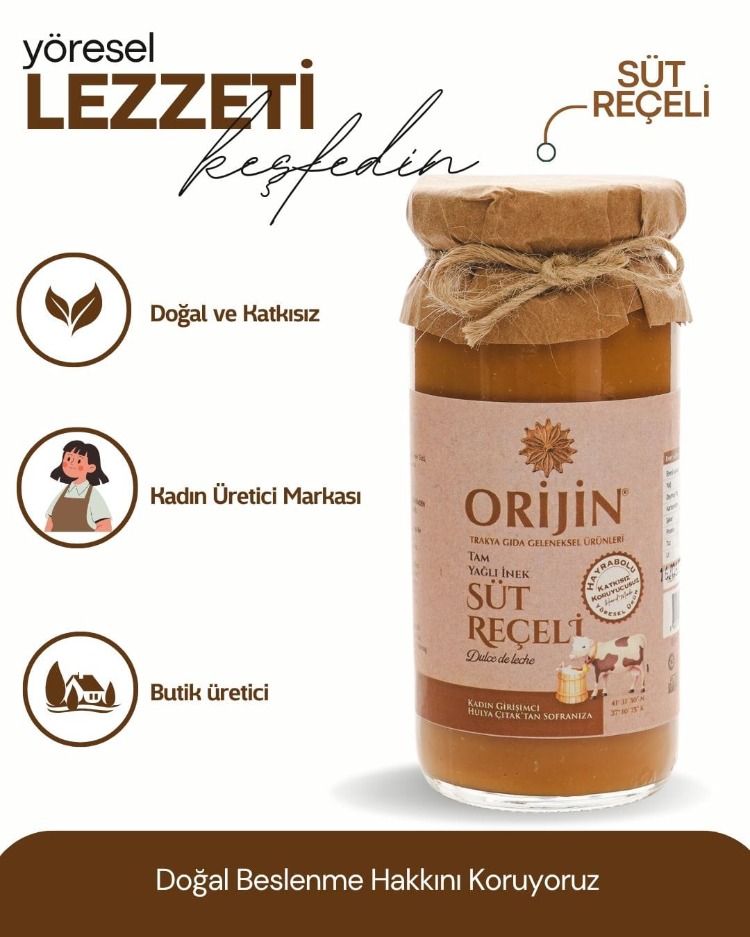 Tam Yağlı İnek Sütü Reçeli 270 GR- Cow Milk Jam 