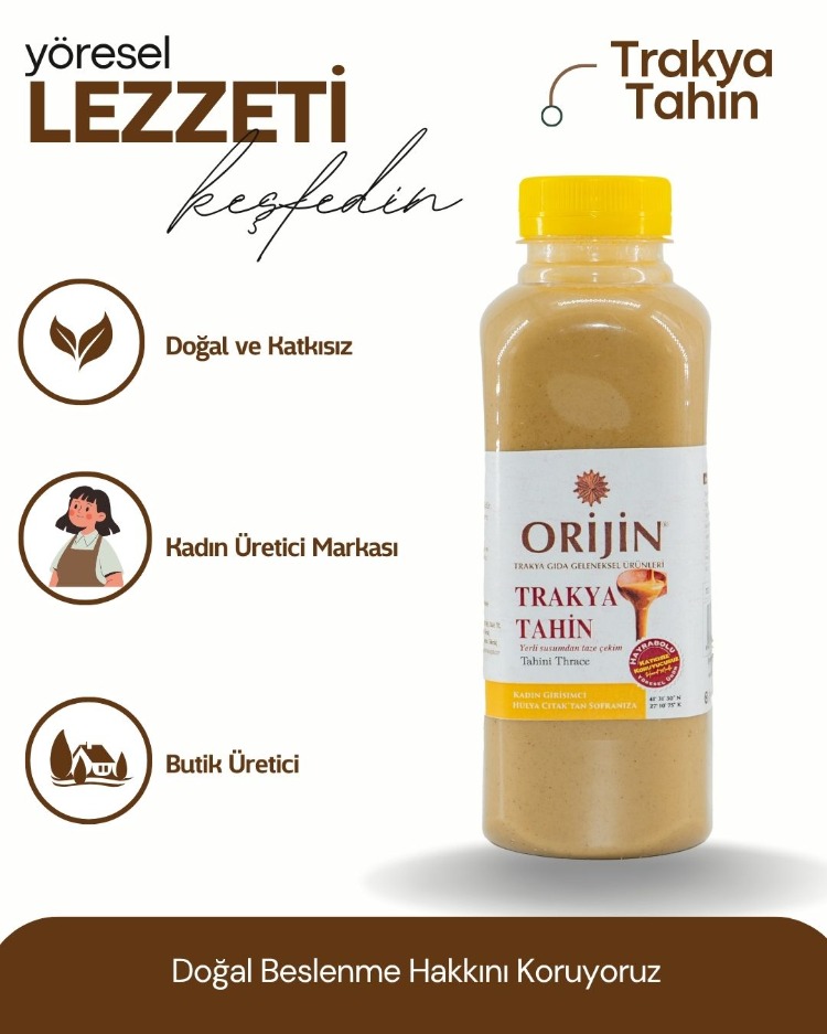Trakya Tahin 340gr(Yerli Susam) Günlük Çekim