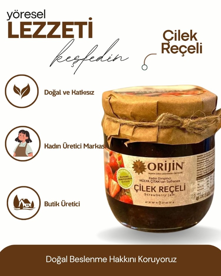 ÇİLEK REÇELİ 450 GR