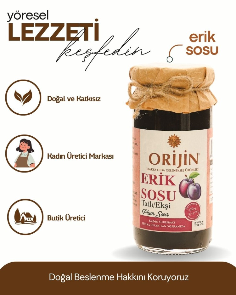 ERİK SOSU (TATLI-EKŞİ) 320 GR
