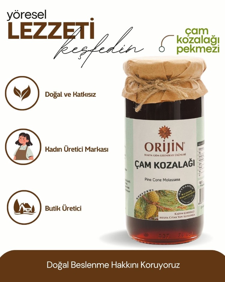 Çam Kozalağı Pekmezi 300 gr - Pine Cane Molasses