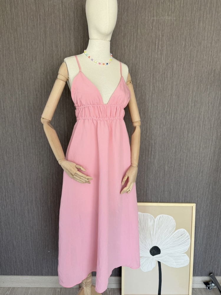 Zara sırtı dekolte elbise