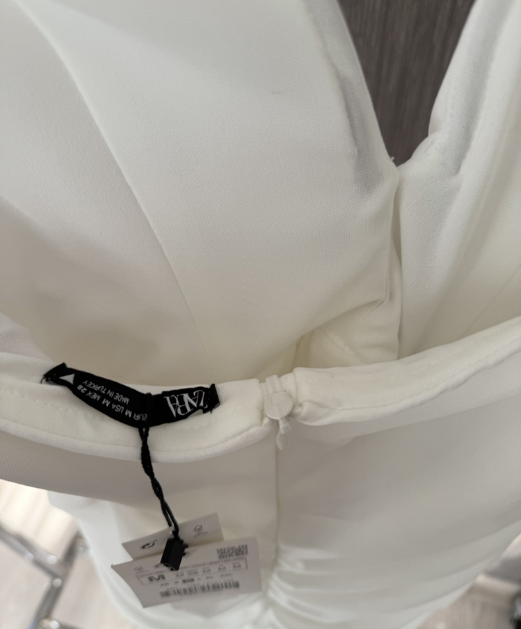 Zara drape elbise