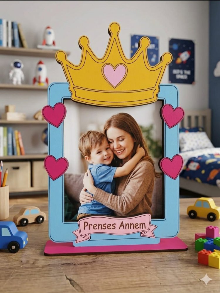 Prenses annem boyanabilir çerçeve
