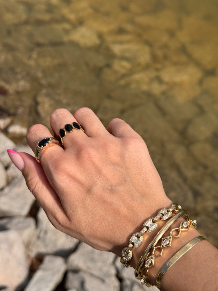 Rovelle Link Bileklik | VIP Seri | 14K Gold Kaplama