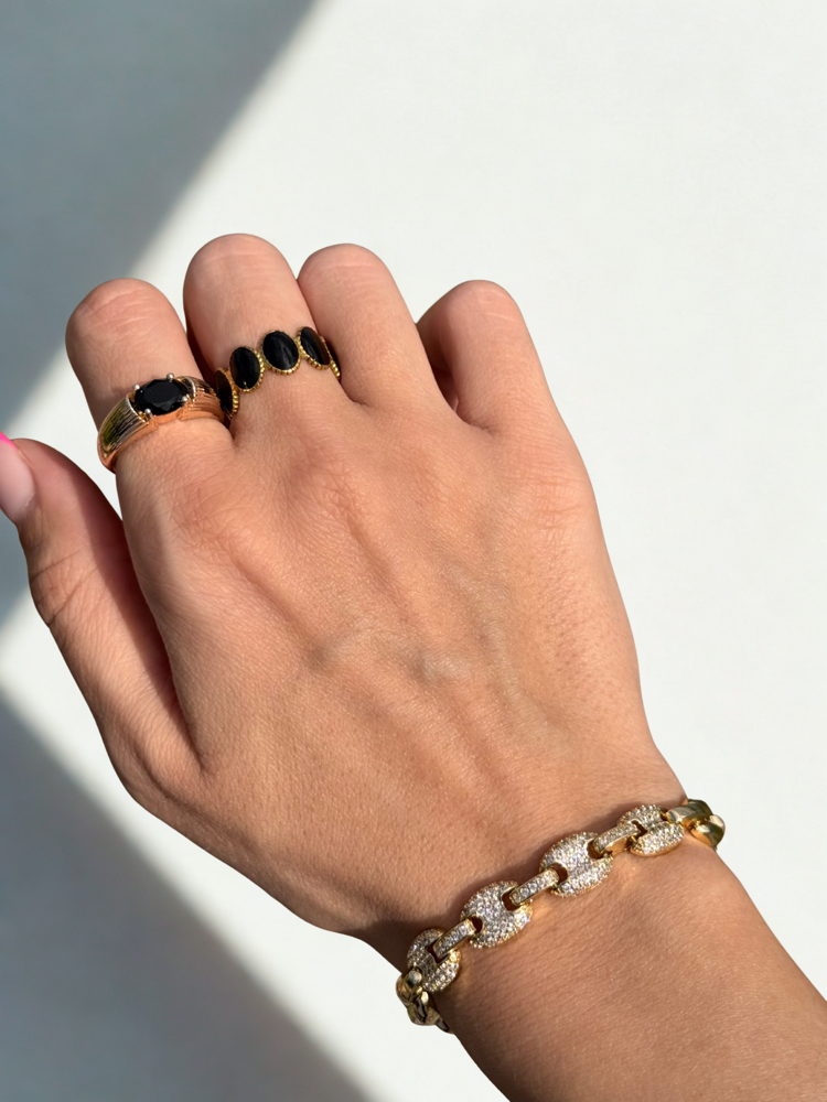 Rovelle Link Bileklik | VIP Seri | 14K Gold Kaplama
