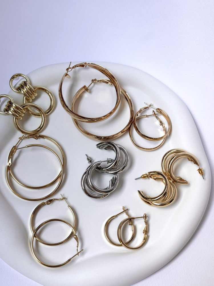 Trio Hoop Küpe | VIP Seri 