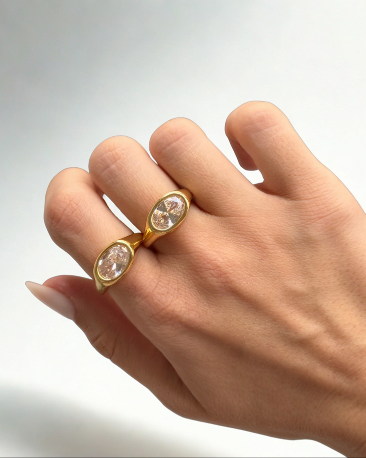 Ora Stone | Ayarlanabilir Zirkon Taşlı Yüzük
