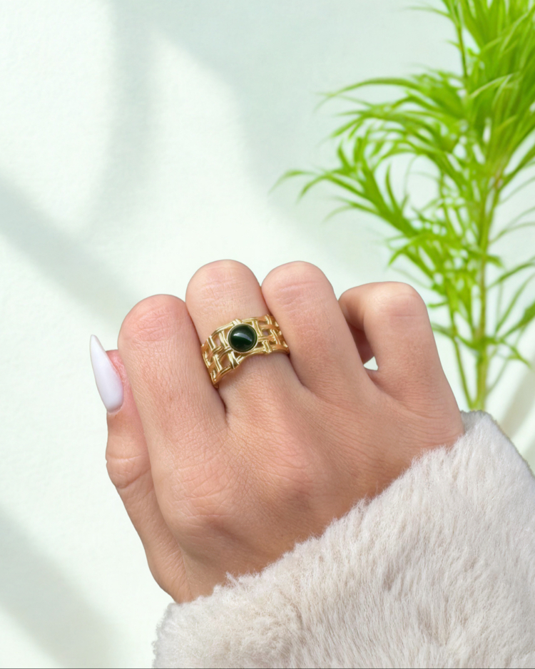 Umbra – Vintage Gold Yüzük (ayarlanabilir)