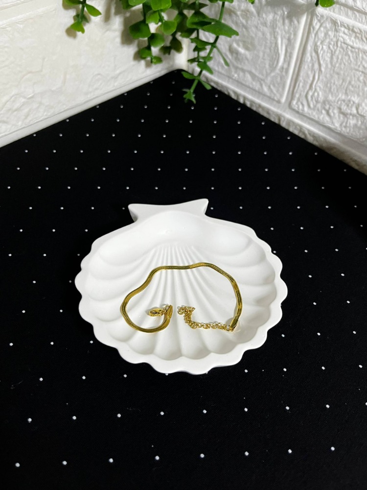 İtalyan Model Çelik Gold Bileklik