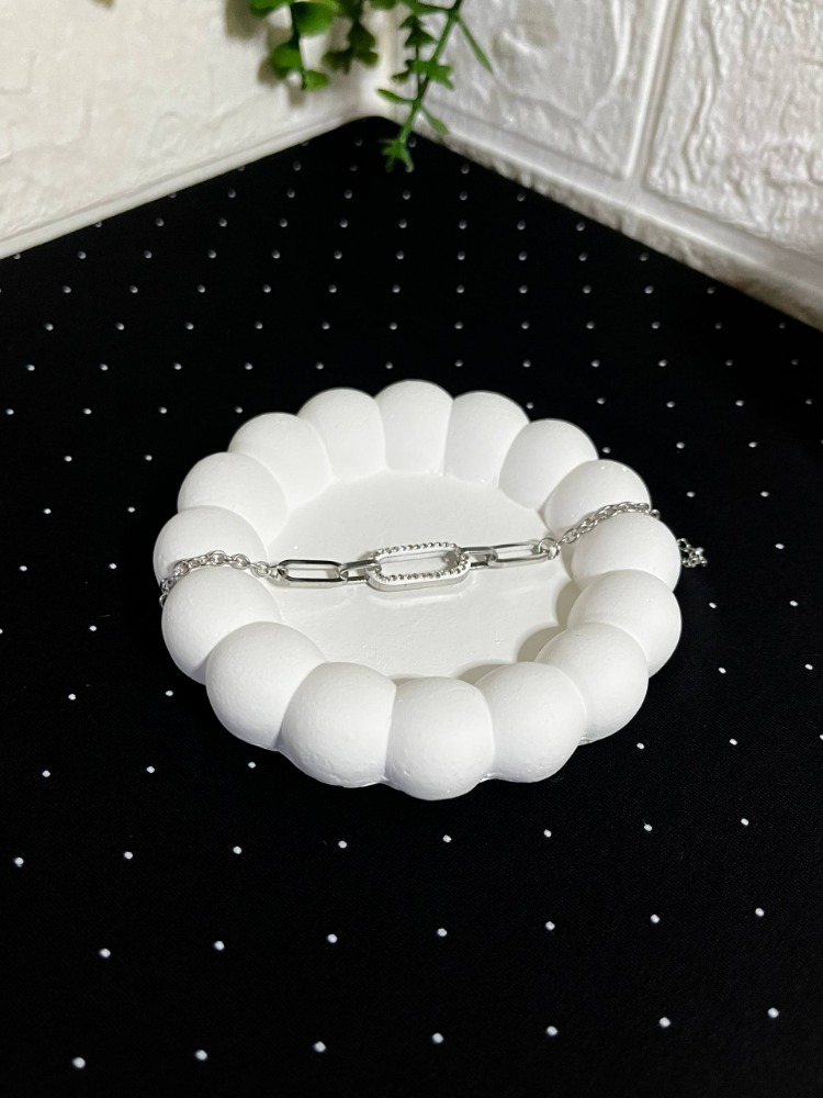 Baget Çelik Bileklik Silver