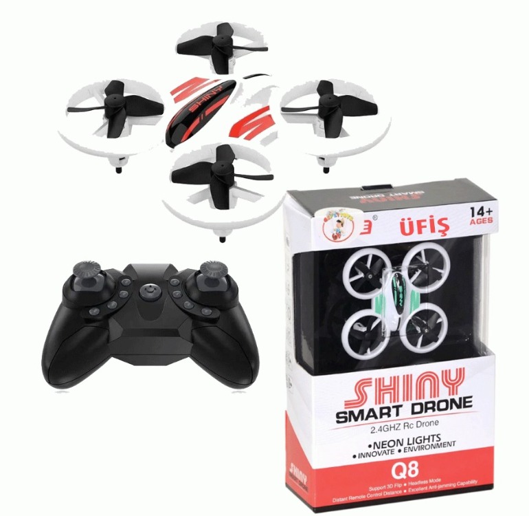 Q8 Mini Drone Neon Işıklı