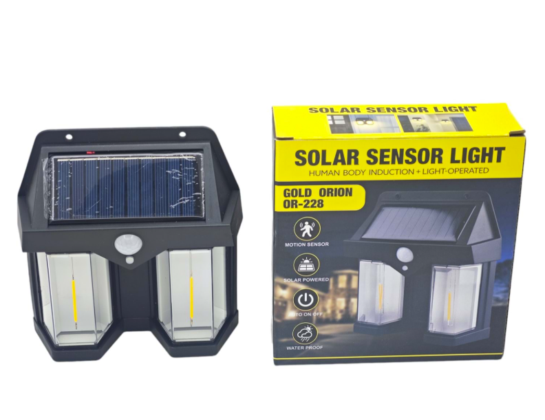 OR-228 SOLAR HAREKET SENSÖRLÜ BAHÇE AYDINLATMASI