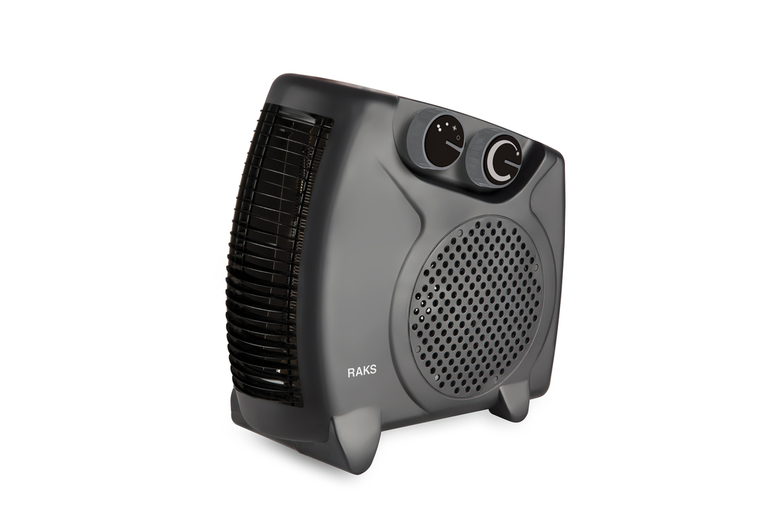 RAKS PF 20 BLACK Elektrikli Fanlı Isıtıcı 2000W