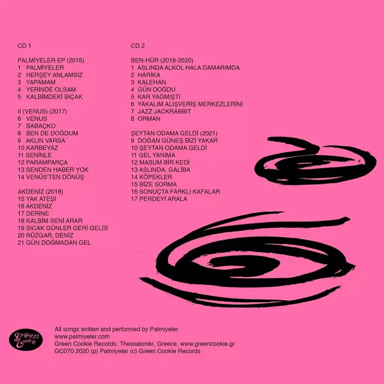Palmiyeler - Complete Discography (2015-2021) 2xCD