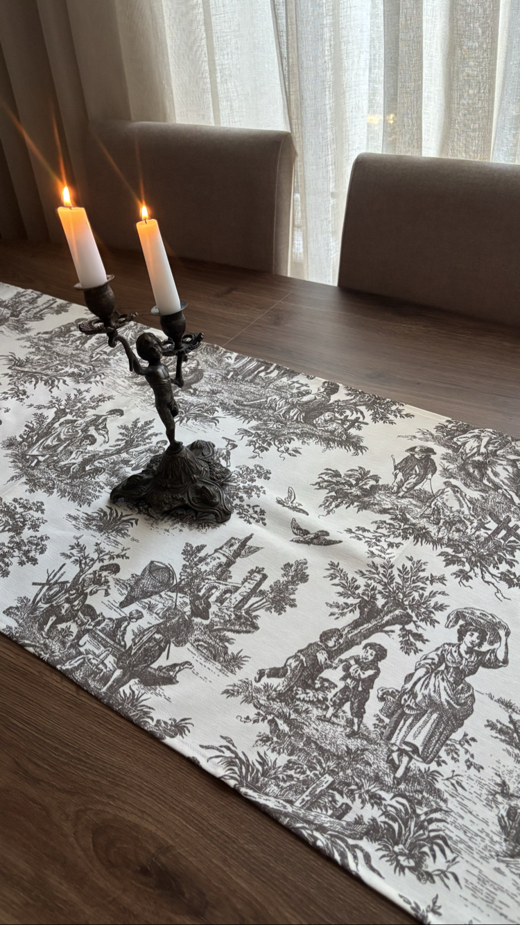 Toile Nature - Kahverengi Runner