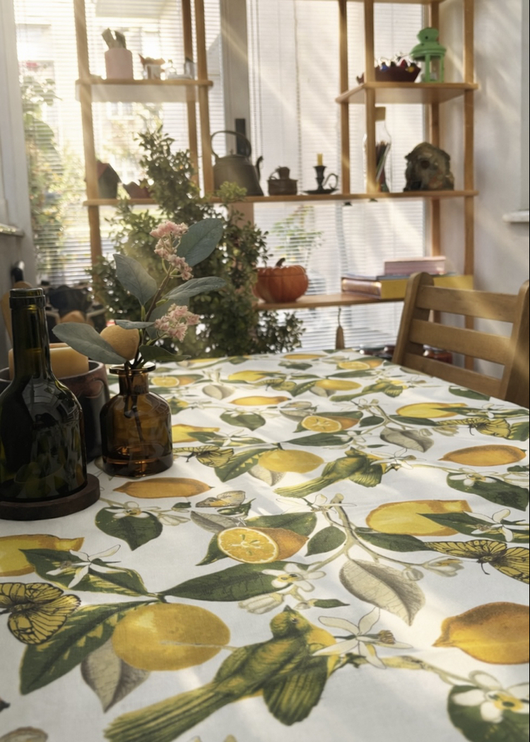 Amalfi Limon Bahçesi Masa Örtüsü