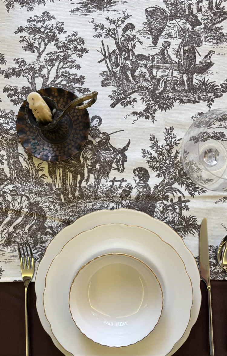 Toile Nature - Kahverengi Runner