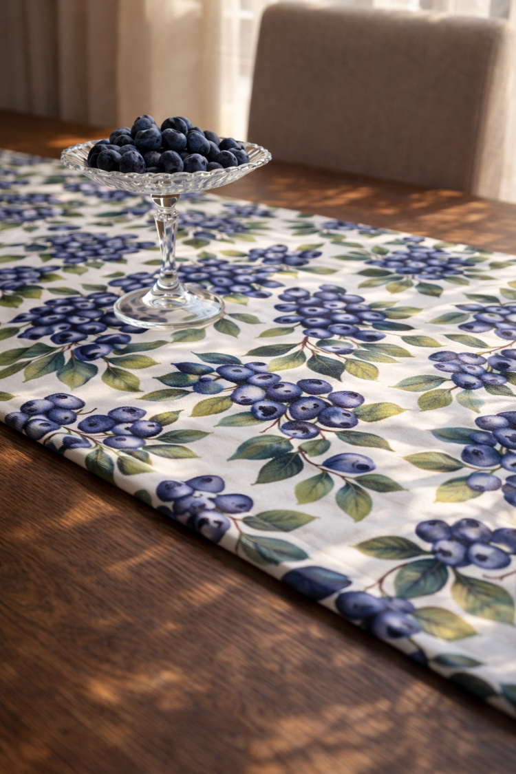 Blueberry Garden Runner