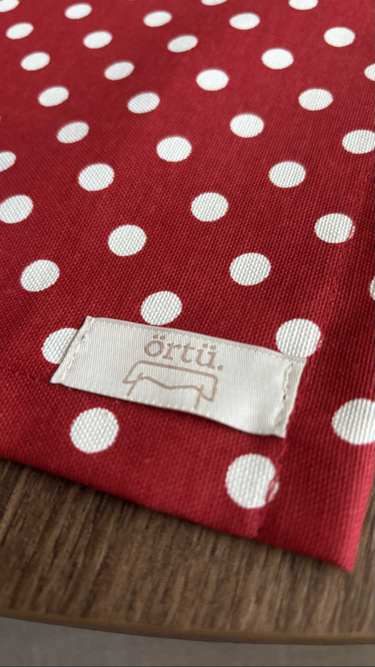 Red Polka Love Runner