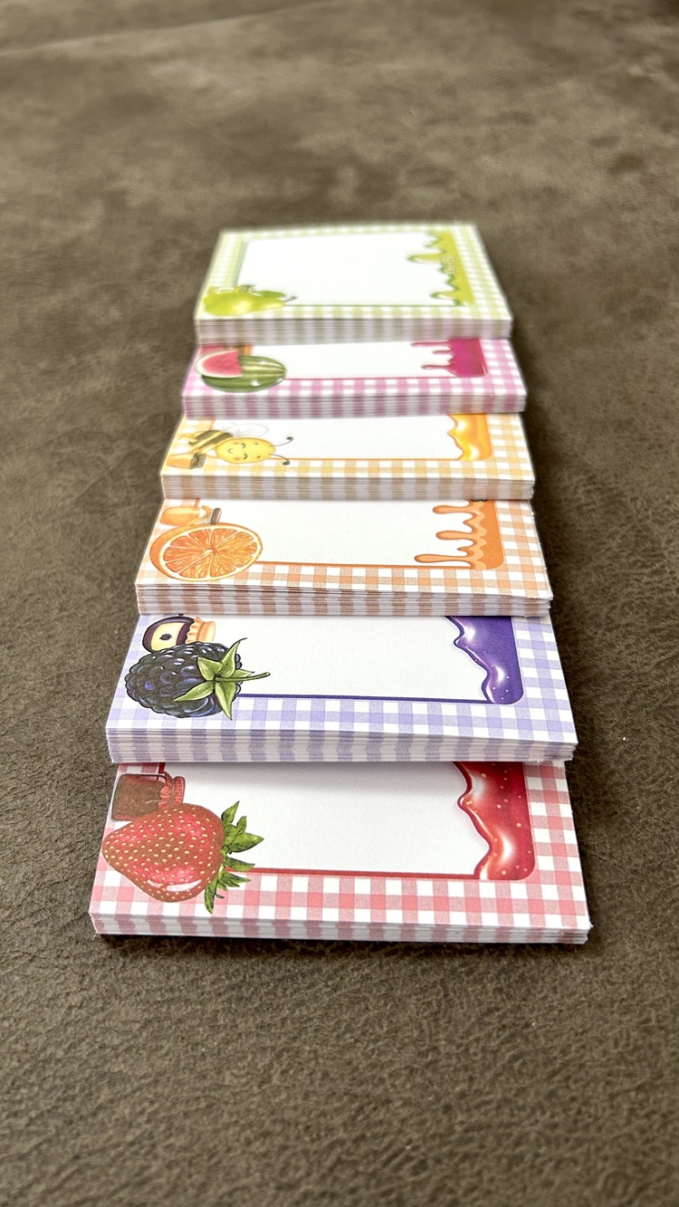 Reçel Temalı 6’lı Memopad Seti