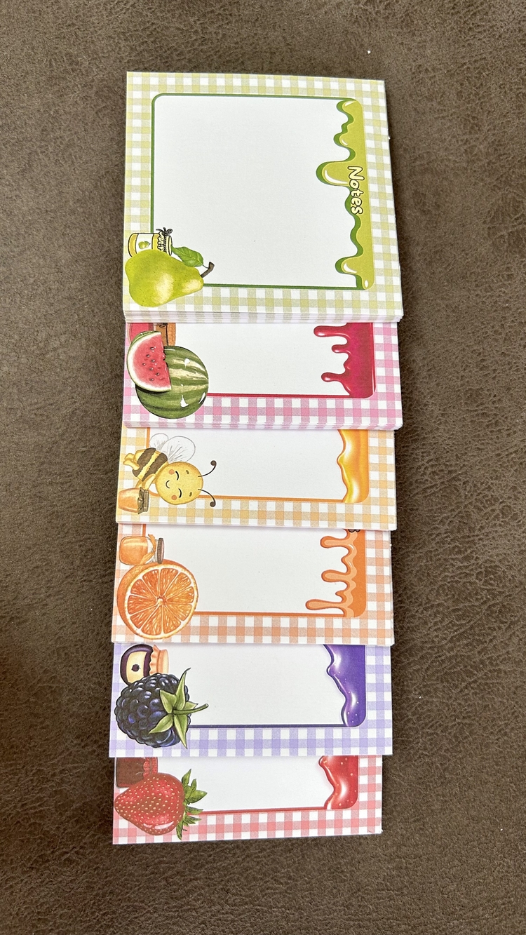 Reçel Temalı 6’lı Memopad Seti