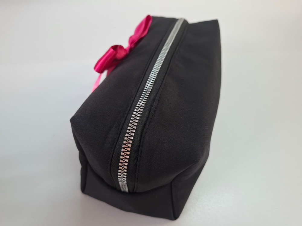  HANDY Black Fiyonklu Makyaj / El Çantası TB002