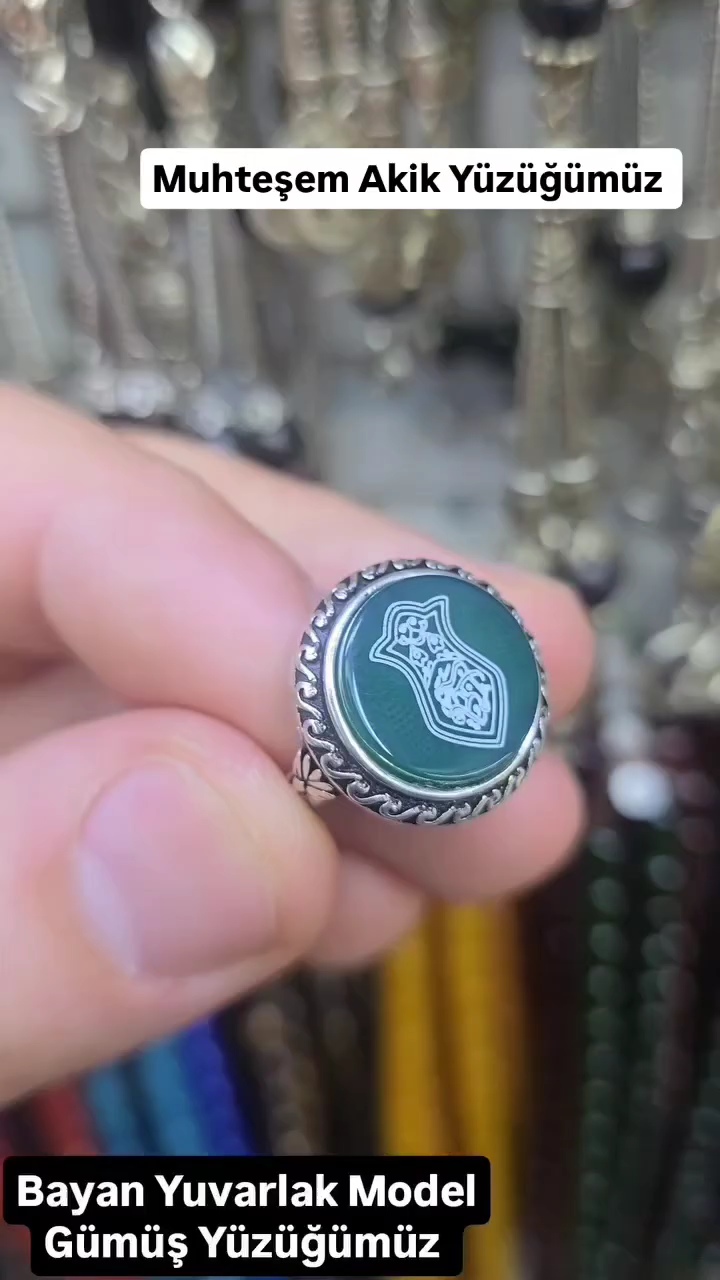 Bayan Gümüş Yüzük(Nal-ı Şerif)