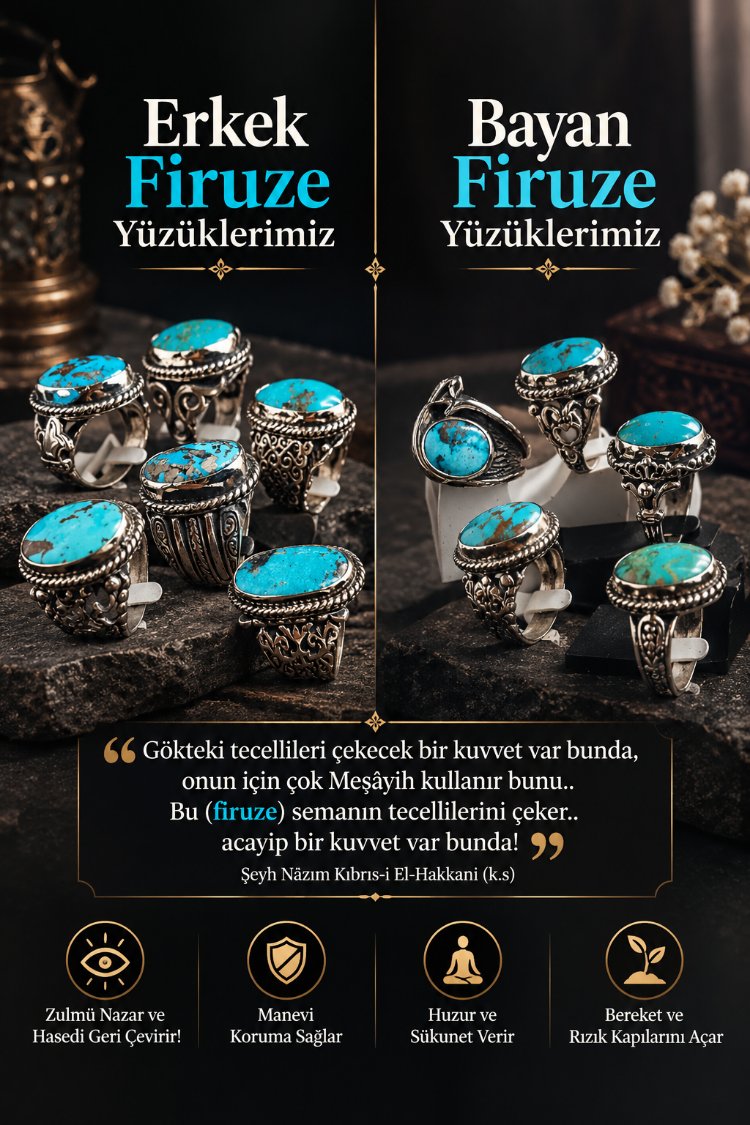 Firuze Gümüş Yüzüklerimiz(10gr)