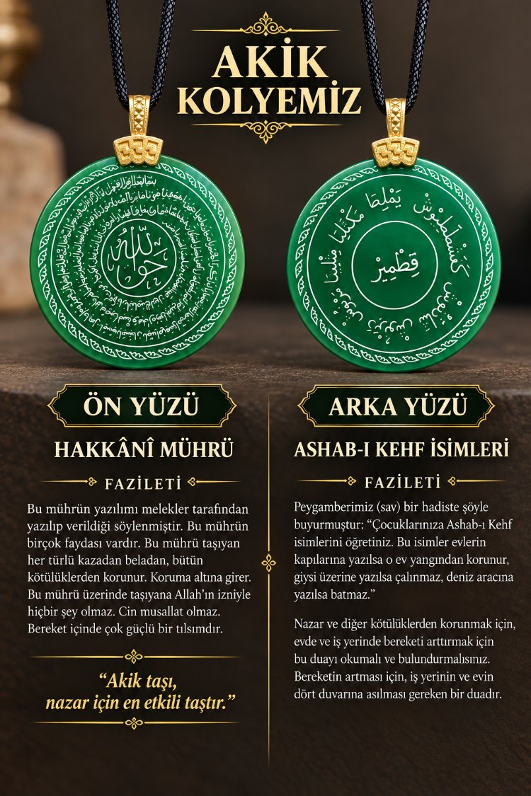 Akik Kolye(Ashab-ı Kehf)