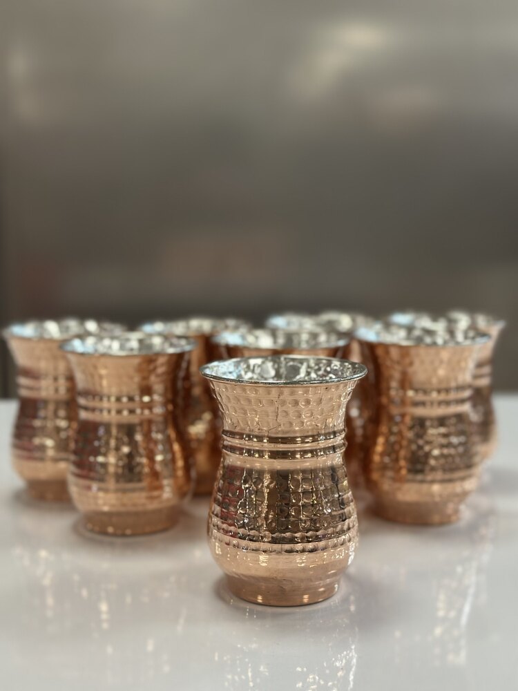 BAKIR BARDAK ( 6 ADET )