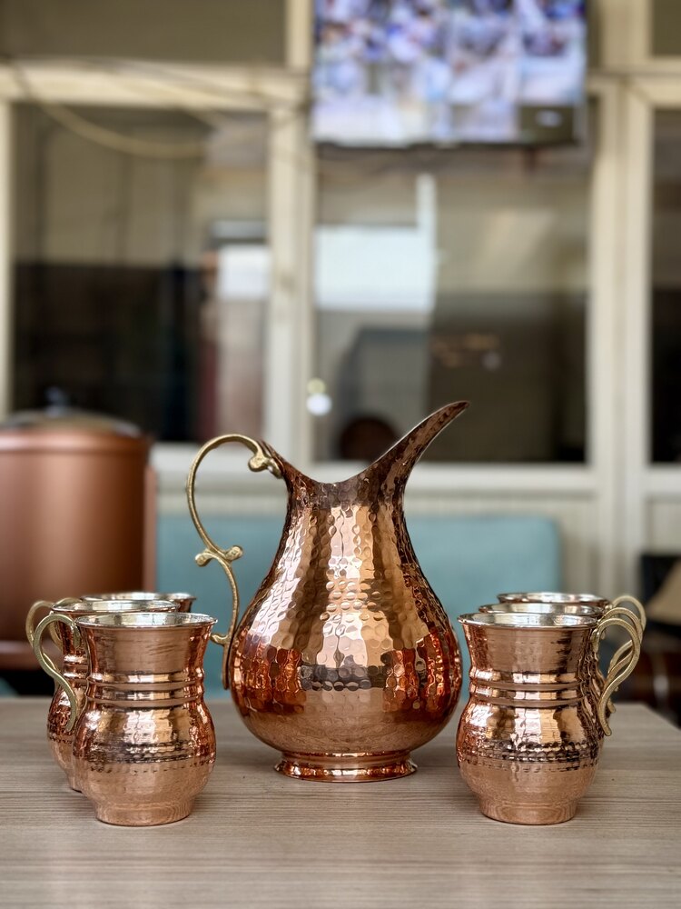 BAKIR SÜRAHİ SETİ