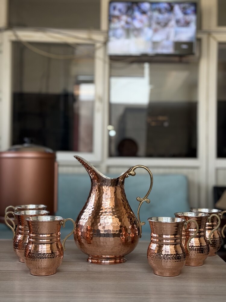 BAKIR SÜRAHİ SETİ