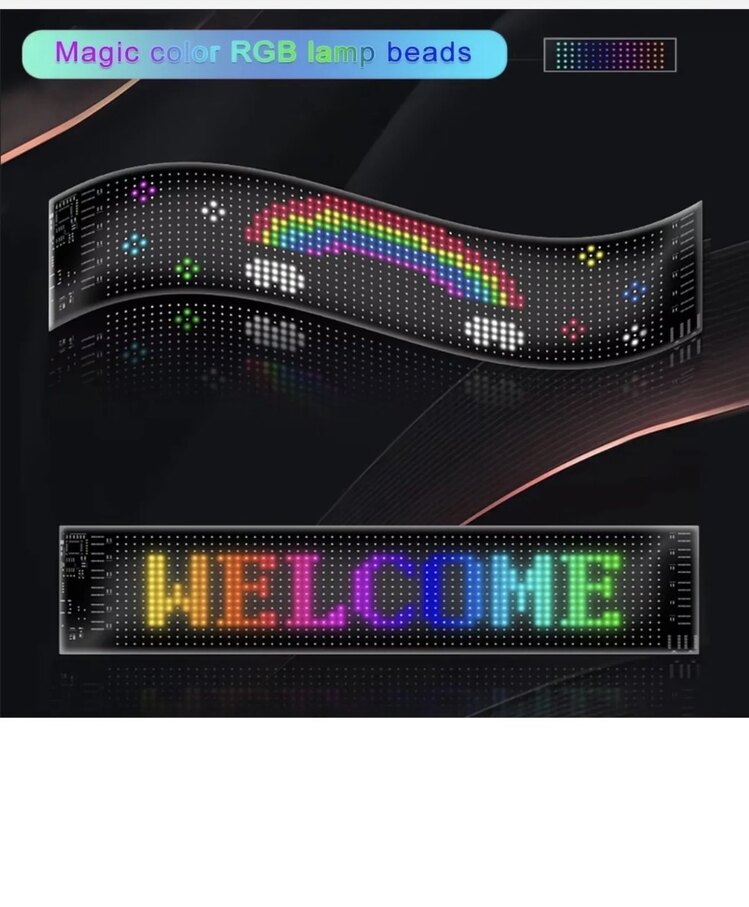 30CM KAYAR LED PANEL (motorsiklet uyumlu)
