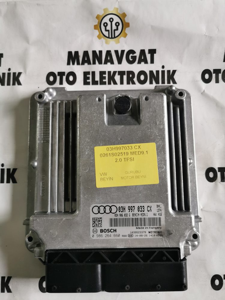 BOSCH MED9.1 MOTOR BEYNİ ECU 0261S02519 03H997033CX AUDI VW 2.0 TFSI