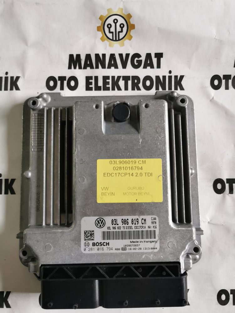 BOSCH EDC17CP14 MOTOR BEYNİ ECU 0281016794 03L906019CM VW 2.0 TDI