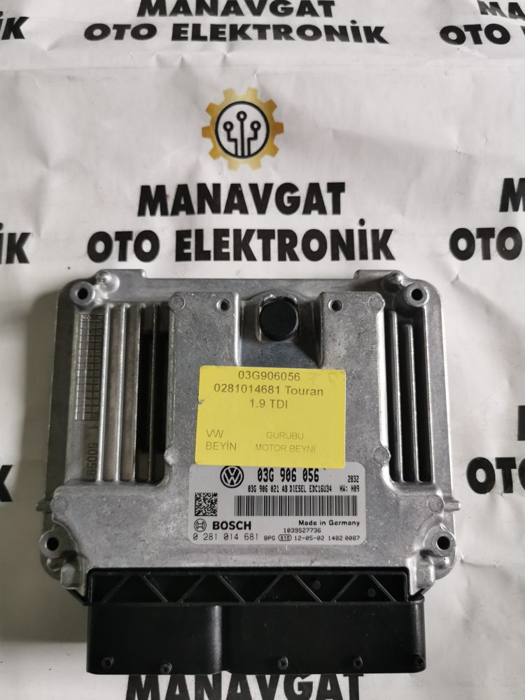 BOSCH EDC16U34 MOTOR BEYNİ ECU 0281014681 03G906056 VW TOURAN 1.9 TDI