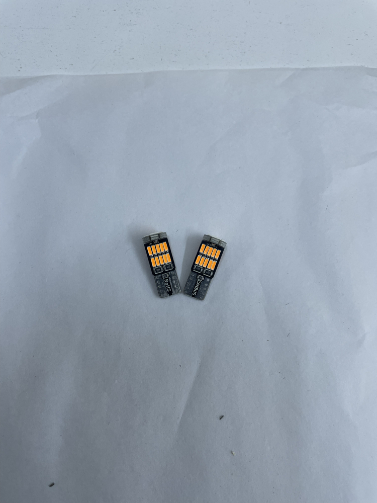 Amber T10 led (2adet)