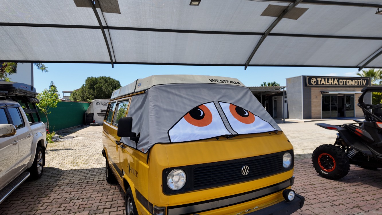 Volkswagen T3 Cam Güneşliği Premium Isı Yalıtımlı ve %100 Karartmalı 